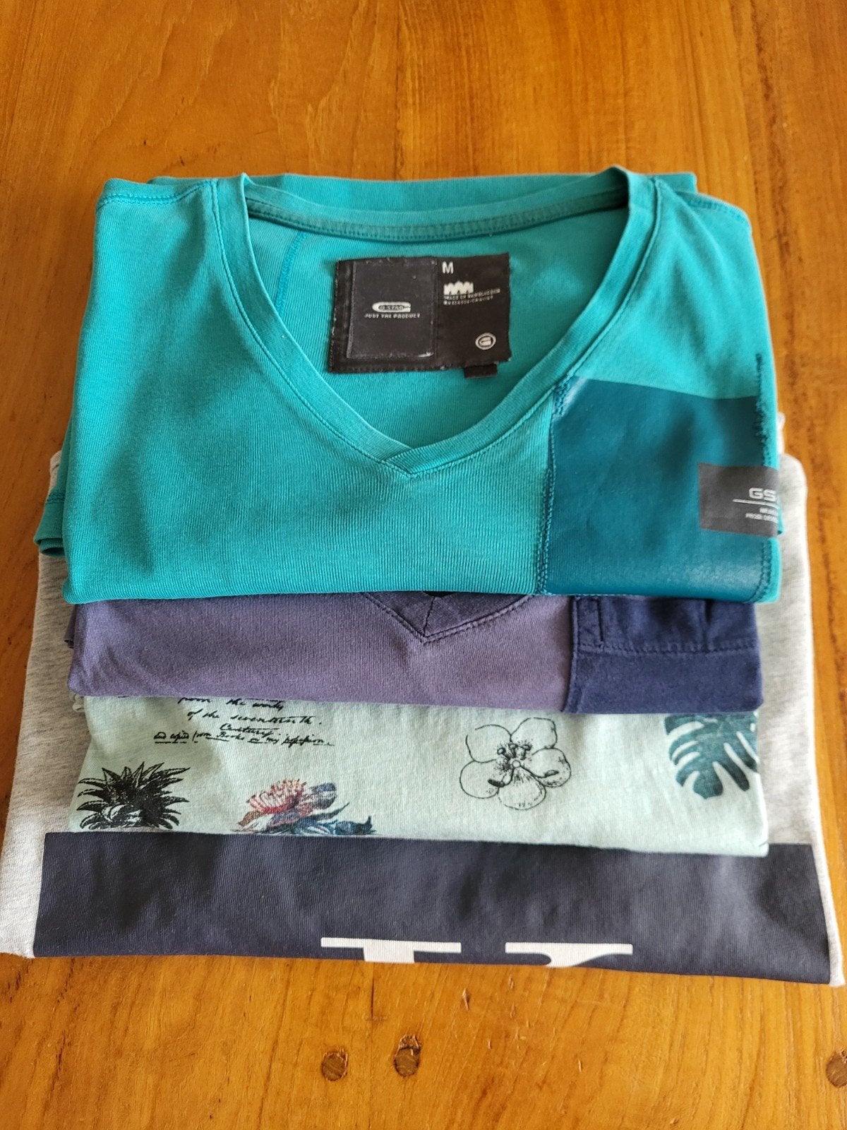 4 T' shirts  G_Star ,  Calvin Klein en Only & Sons, Ophalen of Verzenden, Gedragen, Groen