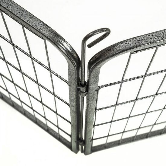 Konijnenren Antraciet Konijn Ren Hok Konijnenhok 120 cm hoog, 110 cm of meer, Nieuw, Ophalen of Verzenden, 90 cm of meer