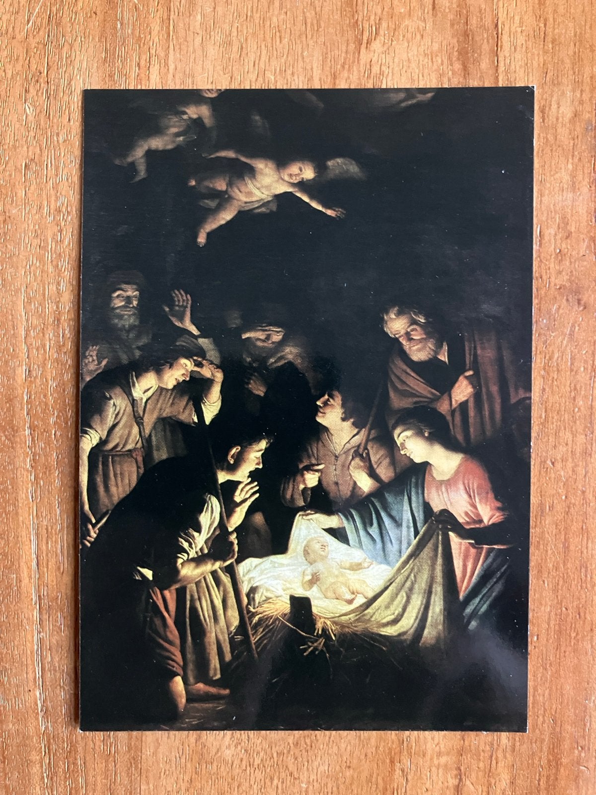 Anbetung der Schäfer - Gerard Honthorst, Ophalen of Verzenden, 1960 tot 1980, Ongelopen, Overige thema's