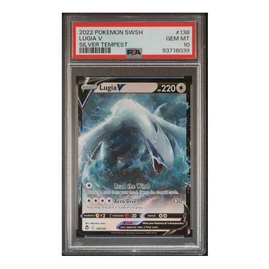 GEZOCHT: Lugia V 138/195 PSA 10, Ophalen, Nieuw