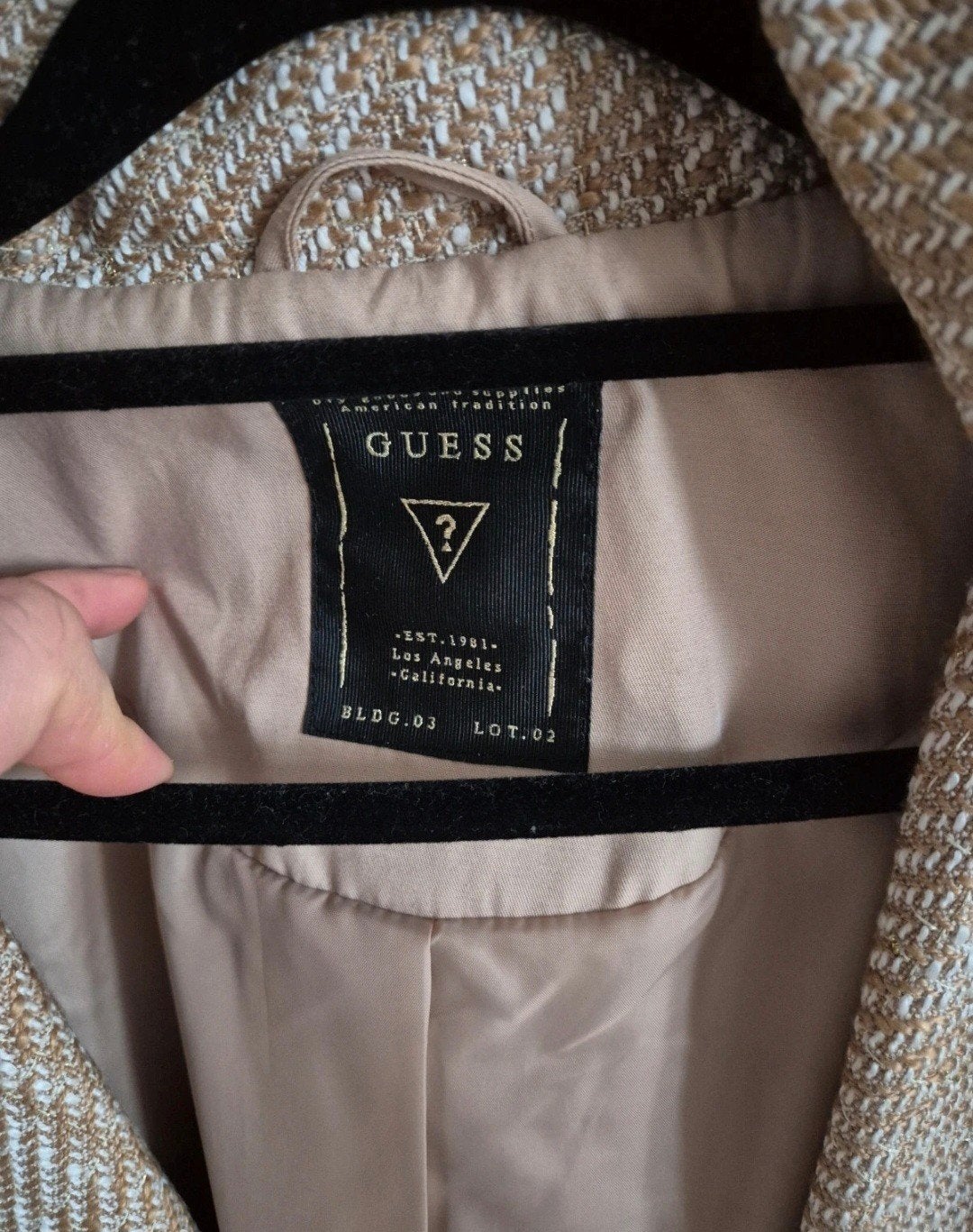 GUESS manteljas zomer goud beige dames L, Guess, Beige, Zo goed als nieuw, Ophalen