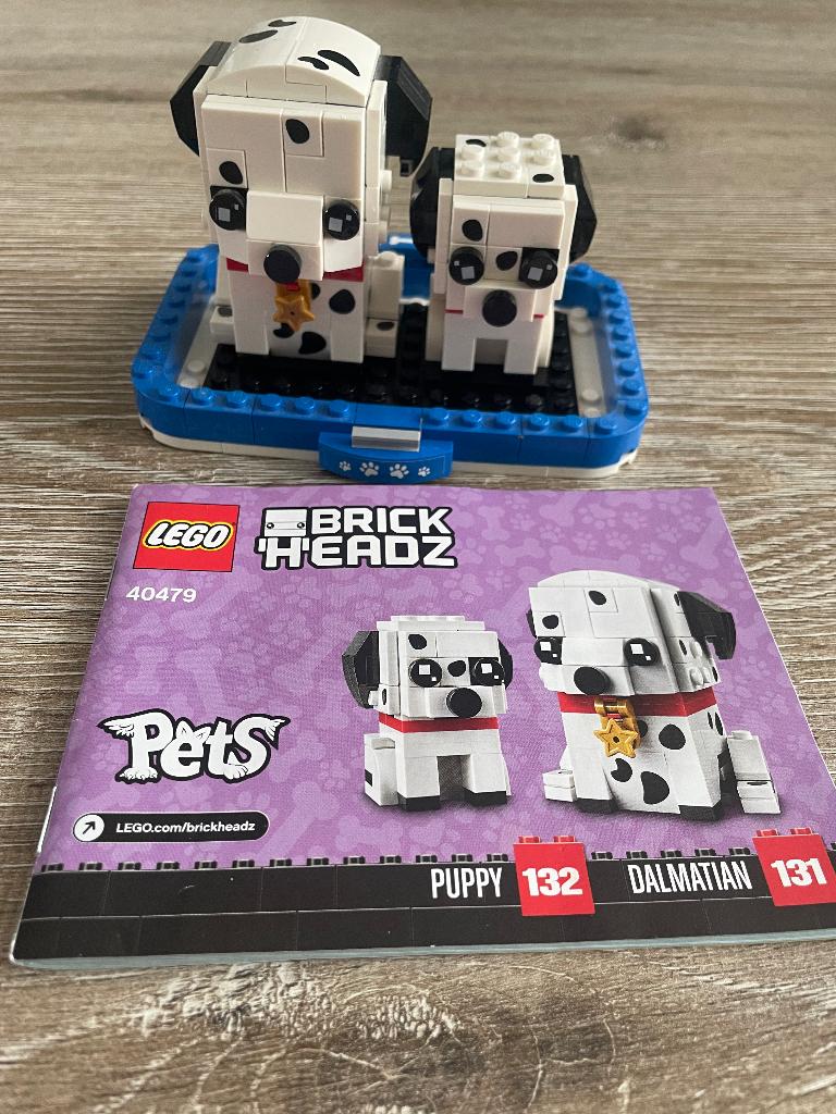 LEGO Brickheadz Pets Dalmatiër met pup (40479), Ophalen of Verzenden, Zo goed als nieuw, Complete set, Lego