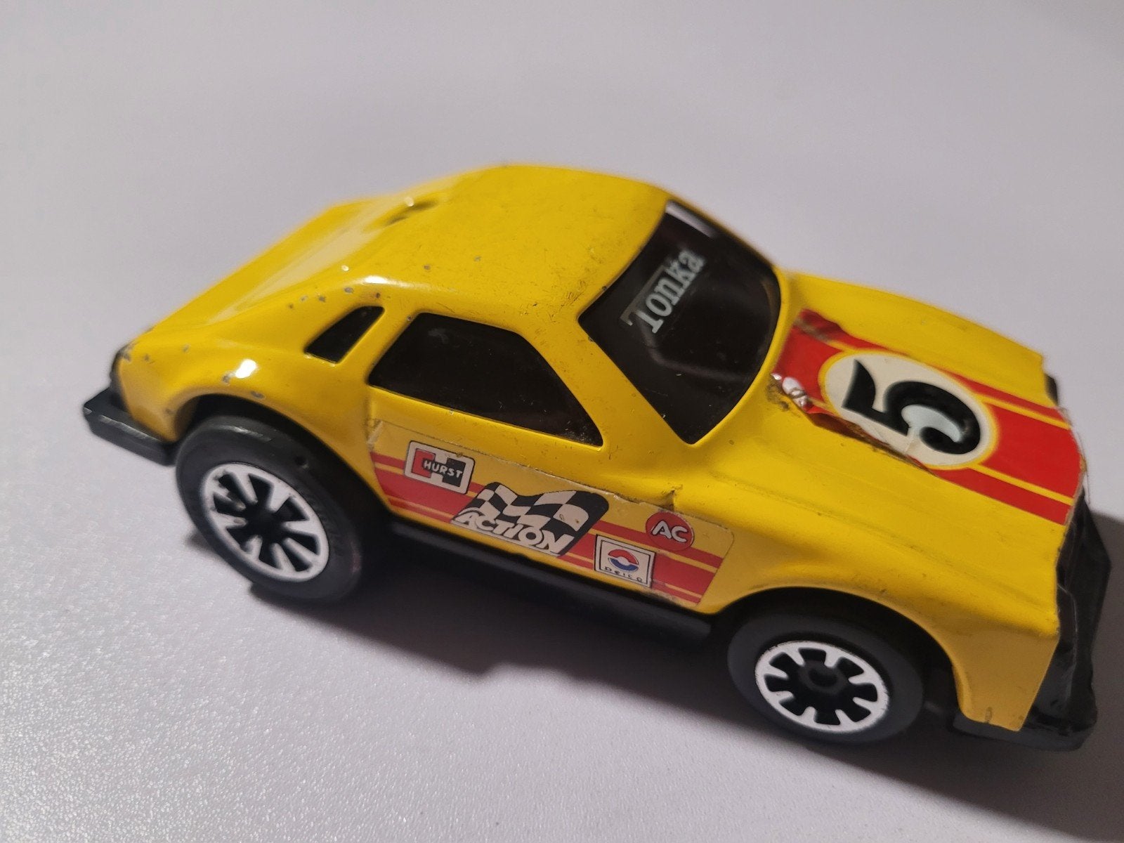 Sportauto geel, T, Ophalen of Verzenden, Zo goed als nieuw, Tonka