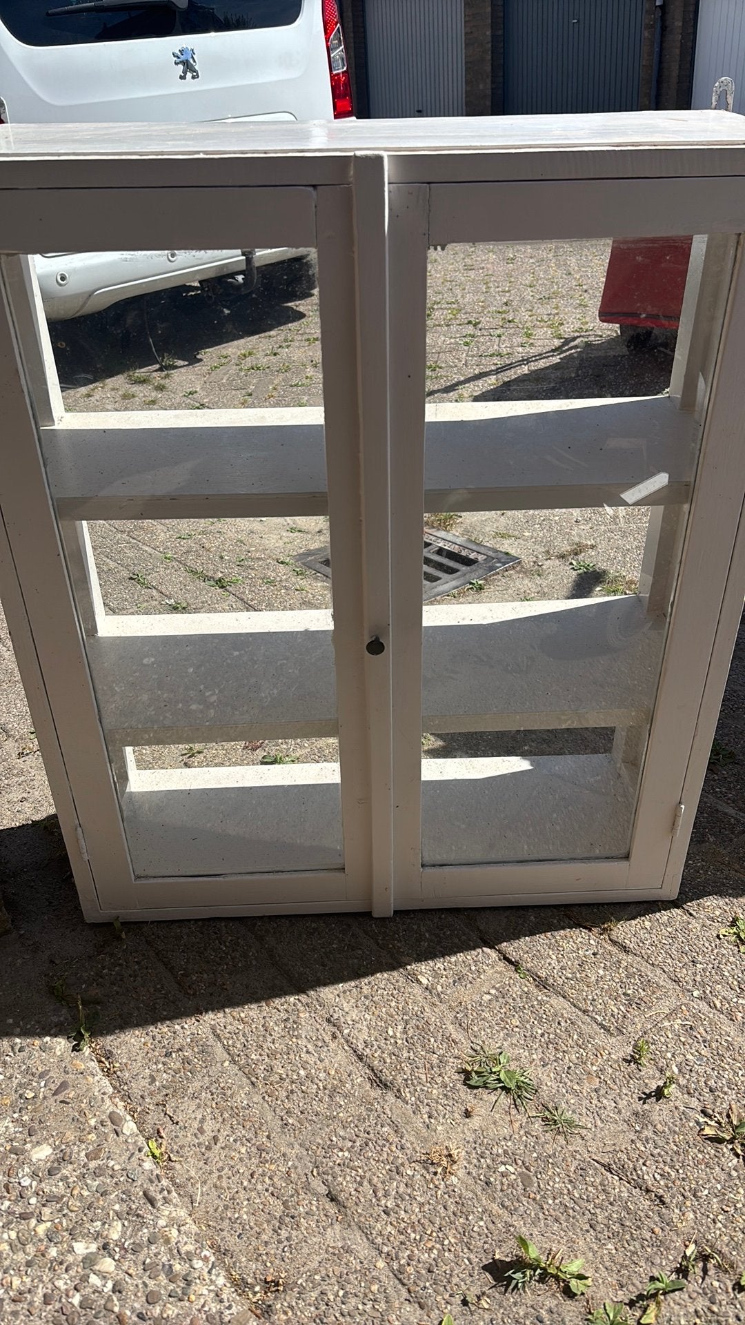 Leuk kastje, Raamkozijn, Zo goed als nieuw, Minder dan 75 cm, Hout