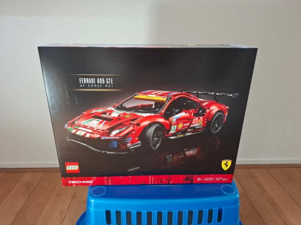 Lego Technic 42125 Ferrari 488 GTE Nieuw in doos, Lego, Ophalen of Verzenden, Technic, Complete set