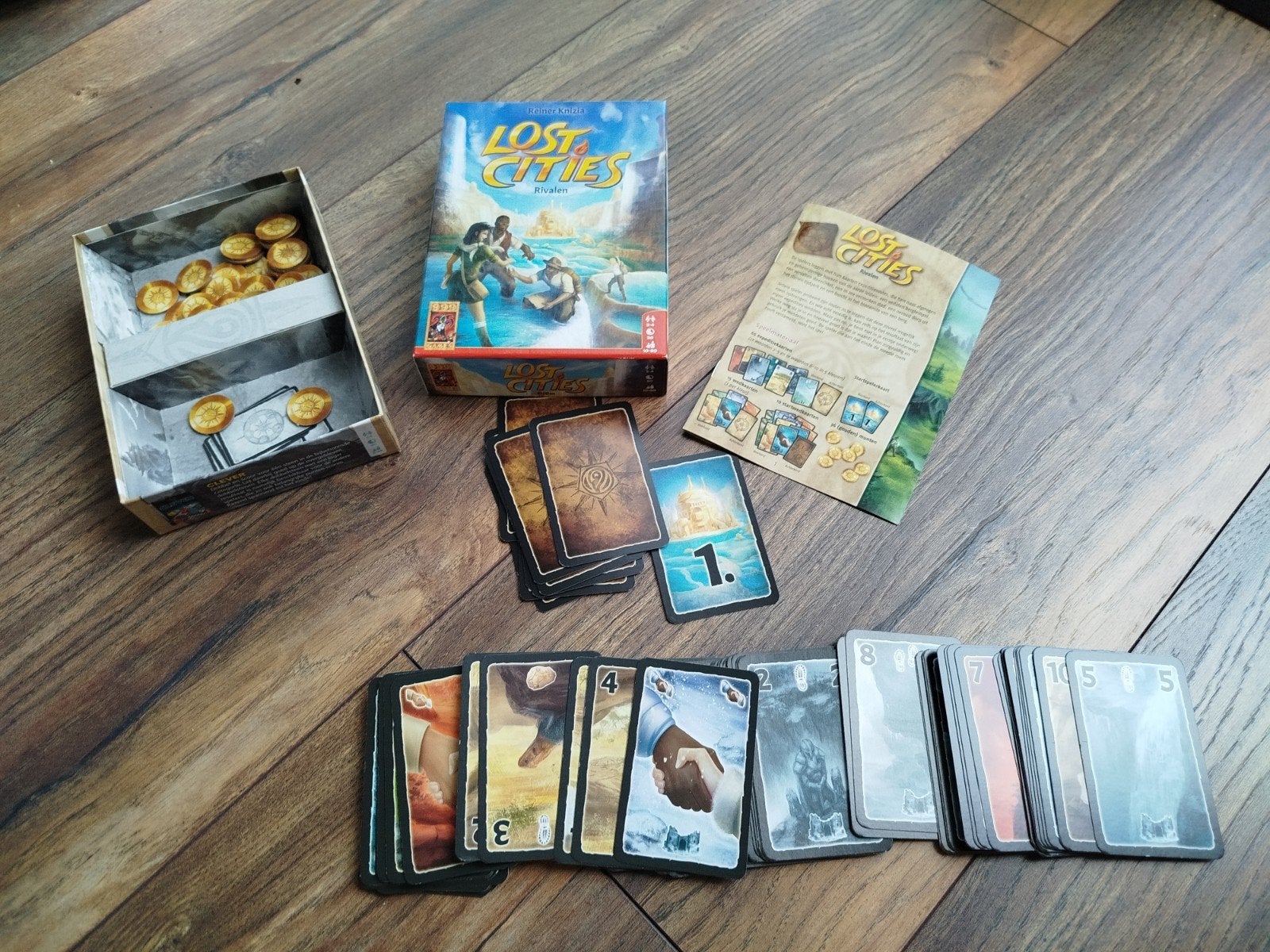 Lost Cities: Rivalen - Strategisch Kaartspel, Een of twee spelers, Ophalen of Verzenden, Zo goed als nieuw, 999 Games