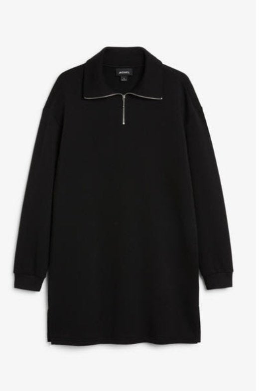 Monki h&m xl truijurk jurk jurkje trui zwart zwarte, Verzenden, Zwart, Maat 46/48 (XL) of groter, Gedragen