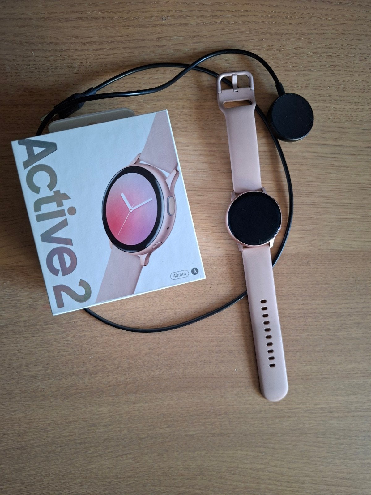 Samsung Galaxy Watch Active 2 (40mm) Roze, GPS, Ophalen of Verzenden, Zo goed als nieuw, Samsung