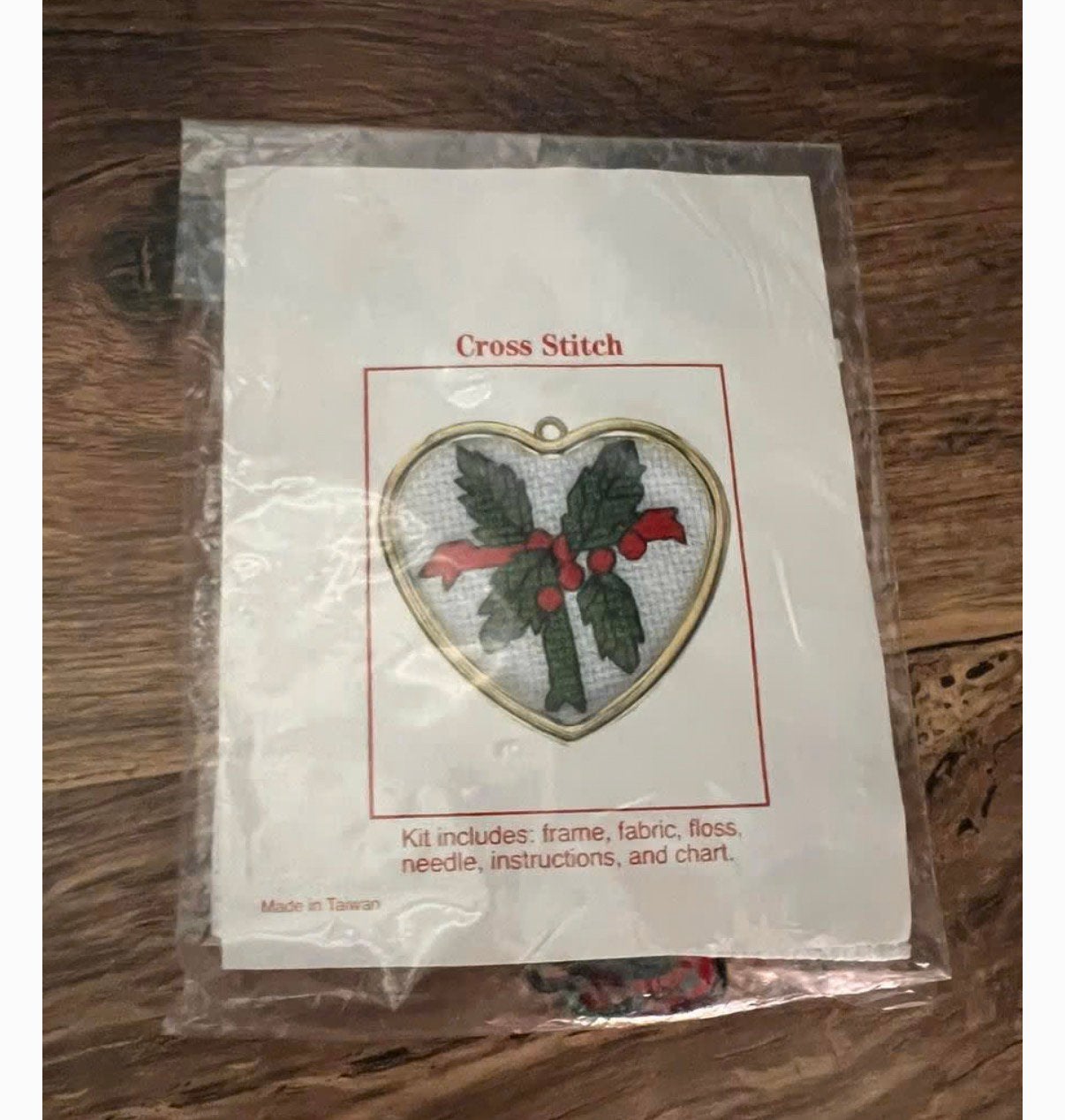Klein borduurpakketje 13-10 cm Nieuw, Hobby en Vrije tijd, Ophalen of Verzenden, Nieuw, Handborduren, Borduurpakket