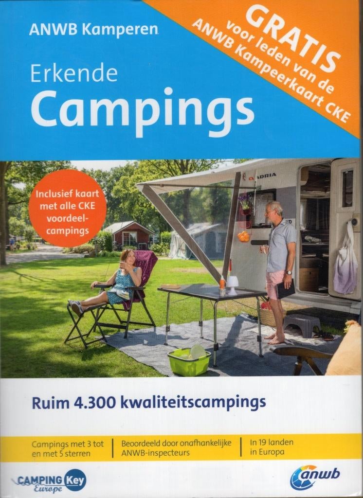 ANWB KAMPEREN - Erkende Campings BOEK 8718451474845, A.N.W.B. Camping, Europa, Nieuw, Ophalen of Verzenden