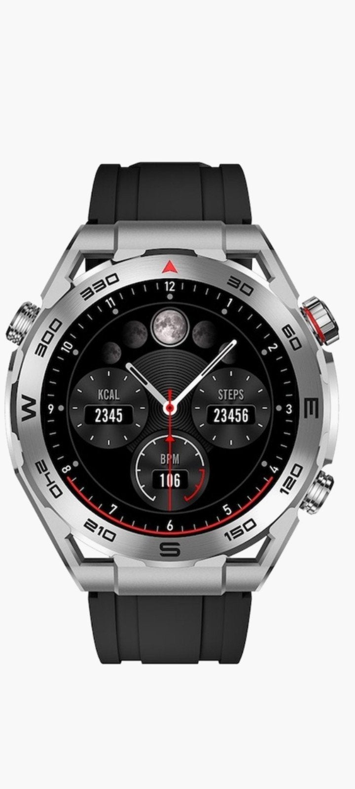 Hyundai smart watch & fit pro sliver