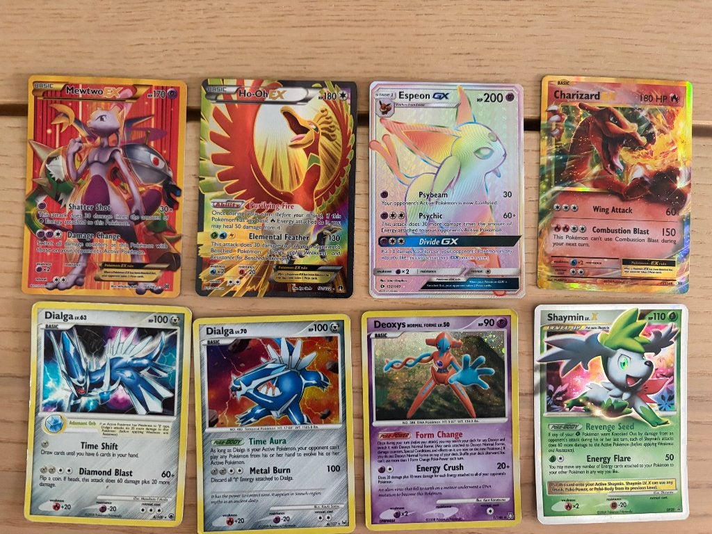 Pokemon kaarten, Hobby en Vrije tijd, Ophalen of Verzenden, Gebruikt, Meerdere kaarten, Foil
