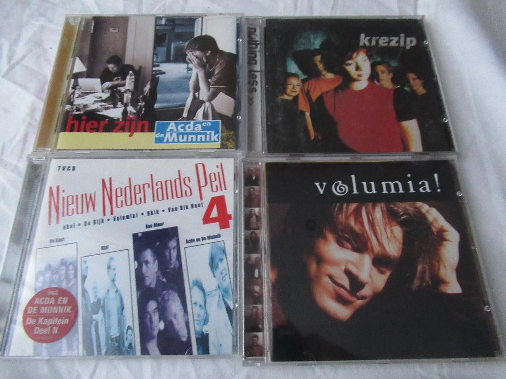 cd's krezip ,volumia,acda en de munnik, Ophalen of Verzenden, Gebruikt, Overige genres