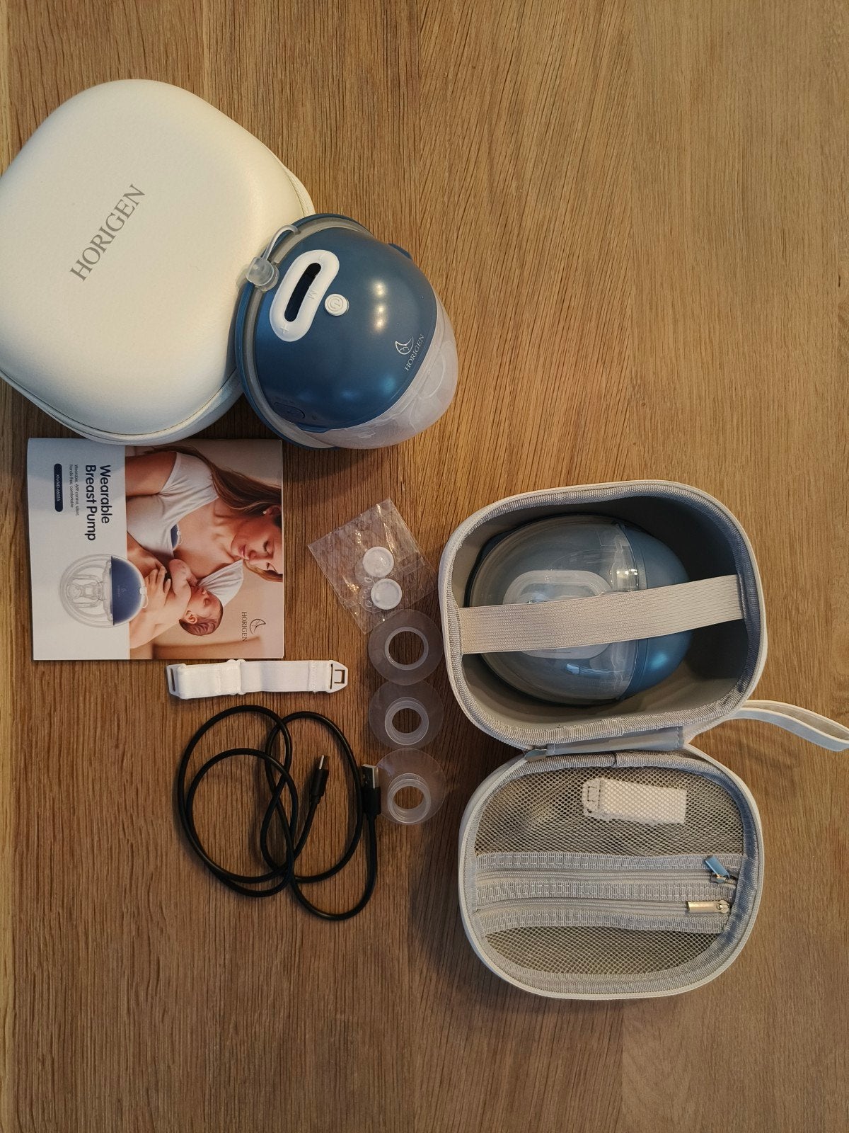 HORIGEN Draagbare Borstkolf 3D Compressie Handsfree, Ophalen of Verzenden, Zo goed als nieuw