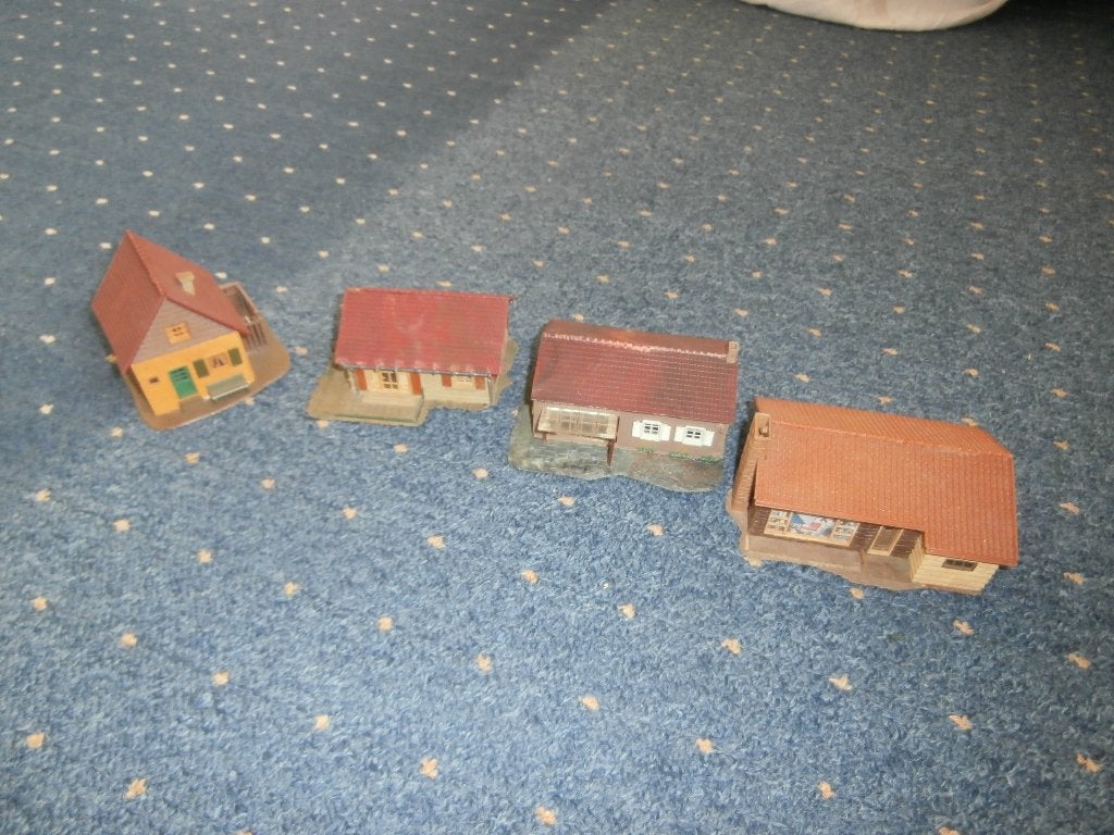 Modeltrein huisje woning huis treinen spoorwegen Fleischmann, Hobby en Vrije tijd, Modeltreinen | H0, Gebruikt, Gelijkstroom, Fleischmann