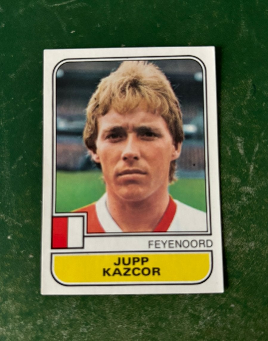 Panini plaatje Jupp Kazcor Feyenoord voetbal 82, Ophalen of Verzenden, Zo goed als nieuw, Feyenoord