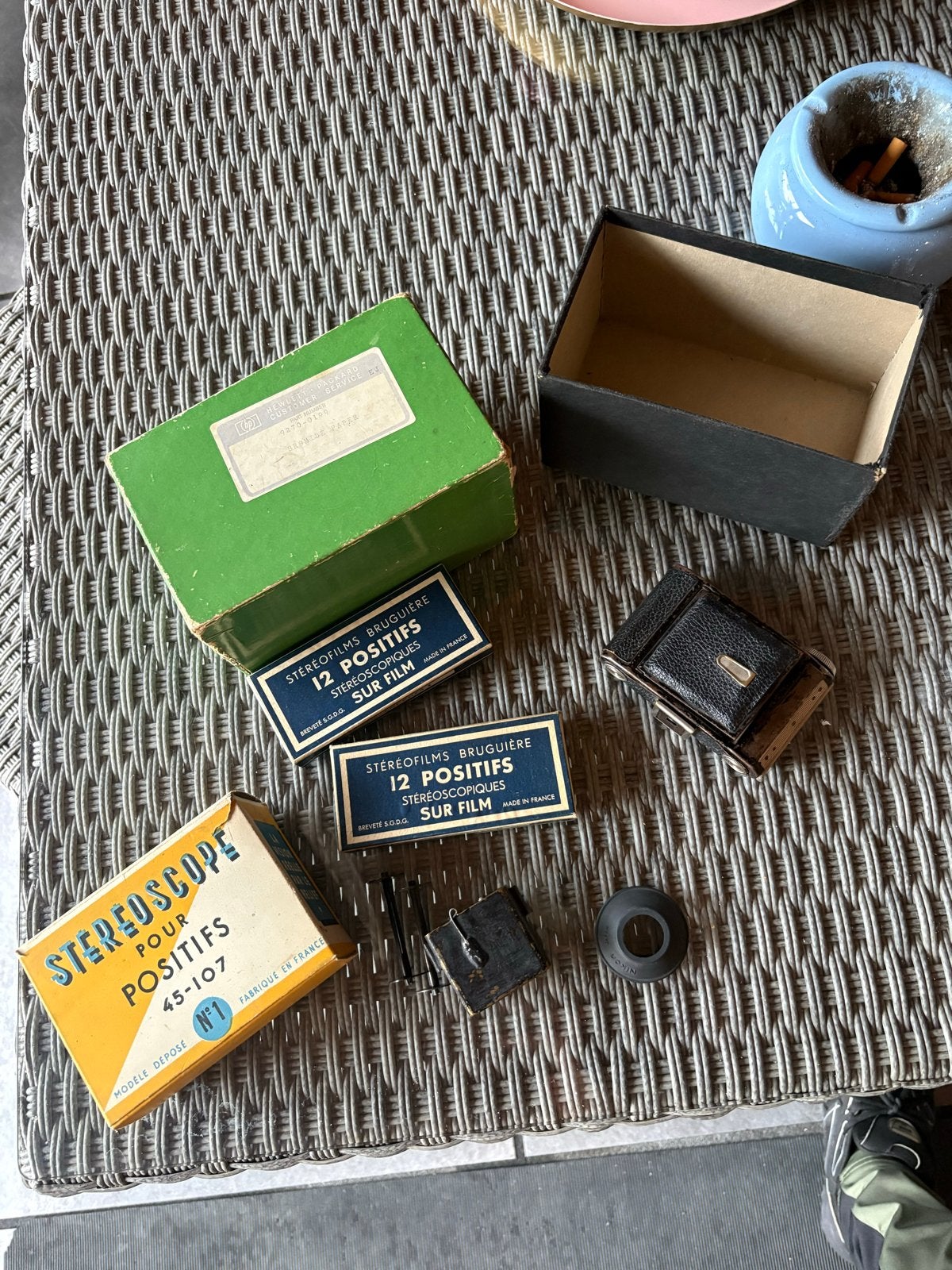 Vintage Zeiss Ikon camera met accessoires, Ophalen of Verzenden, Gebruikt, Compact, Overige Merken
