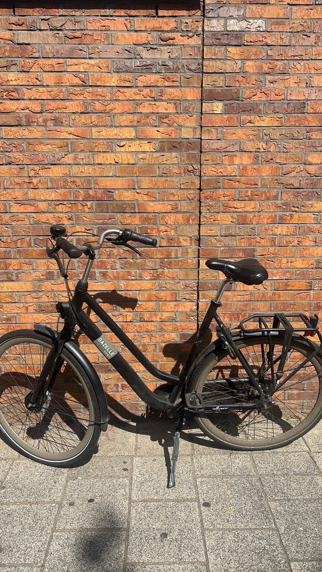 Gazelle Espirit Fiets Zwart Grijs 7 Versnellingen, Ophalen, Gebruikt, 56 cm of meer, Gazelle