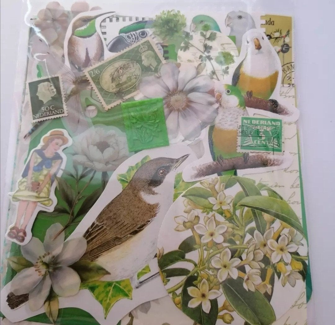 laatste ephemera sets snailmail  journal scrapbook, Verzenden, Nieuw