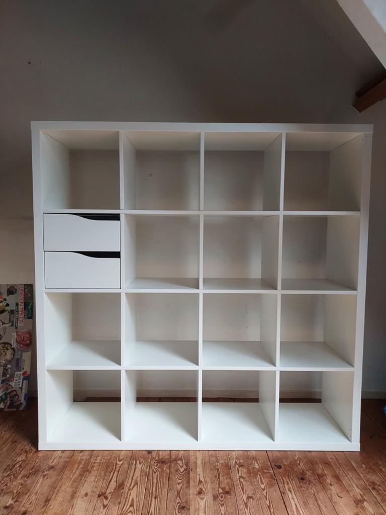 4x4 Kallax kast Ikea, Ophalen, Gebruikt
