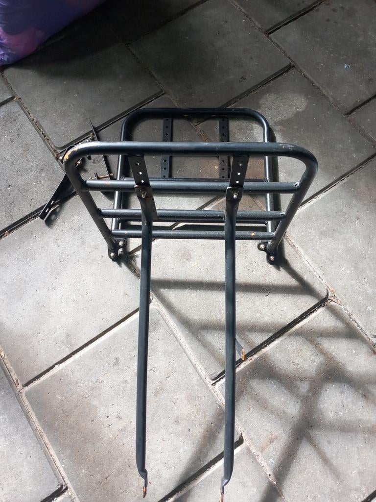Fietsrek met ondersteuning, Ophalen