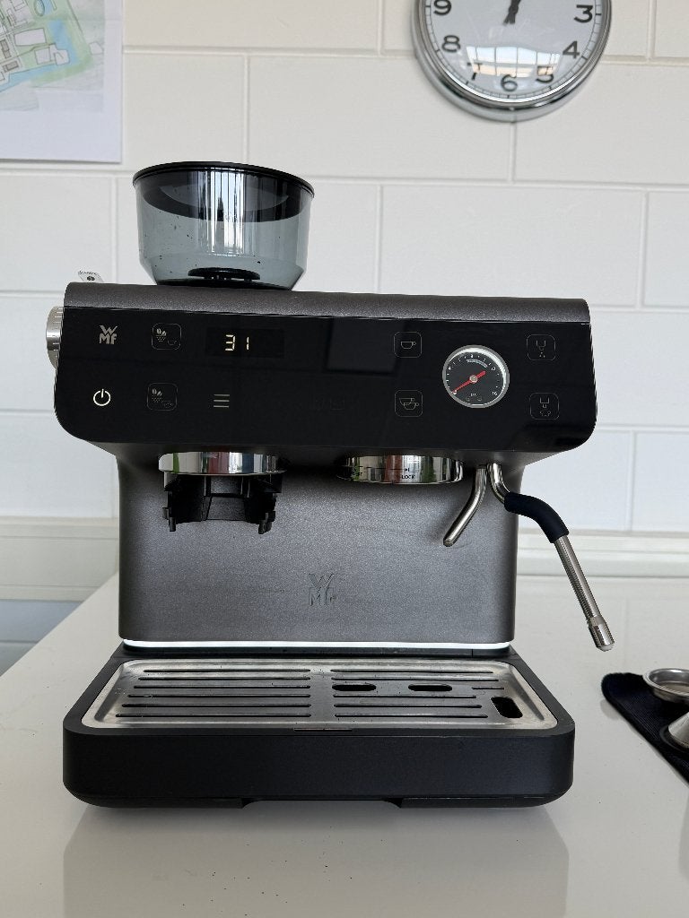 WMF Espresso Pro Halfautomatische Espressomachine – Zgan!, Ophalen, Espresso apparaat, 10 kopjes of meer, Zo goed als nieuw