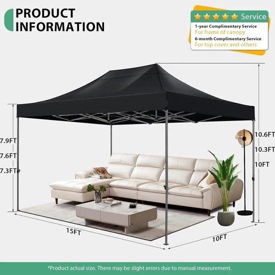 Partytent – Tuinpaviljoen – Overkapping – Tent – Waterdicht, Corvance B.V., Verzenden, Nieuw, Corvancebol@gmail.com
