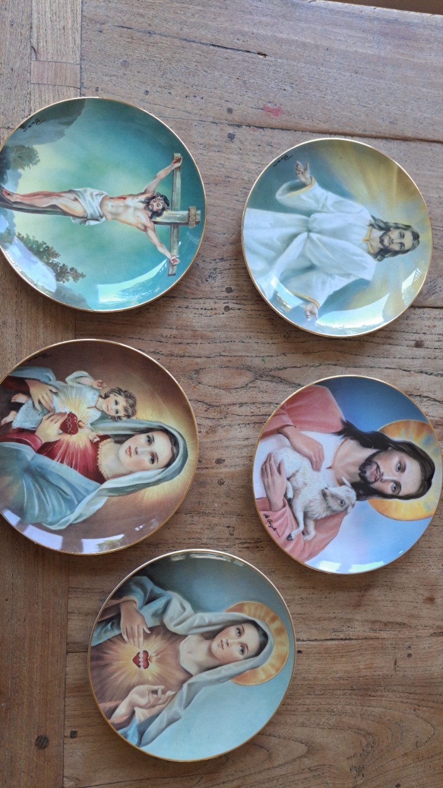 Royal Doulton Sierborden - Madonna of the Sacred Heart, Antiek en Kunst, Antiek | Wandborden en Tegels, Ophalen