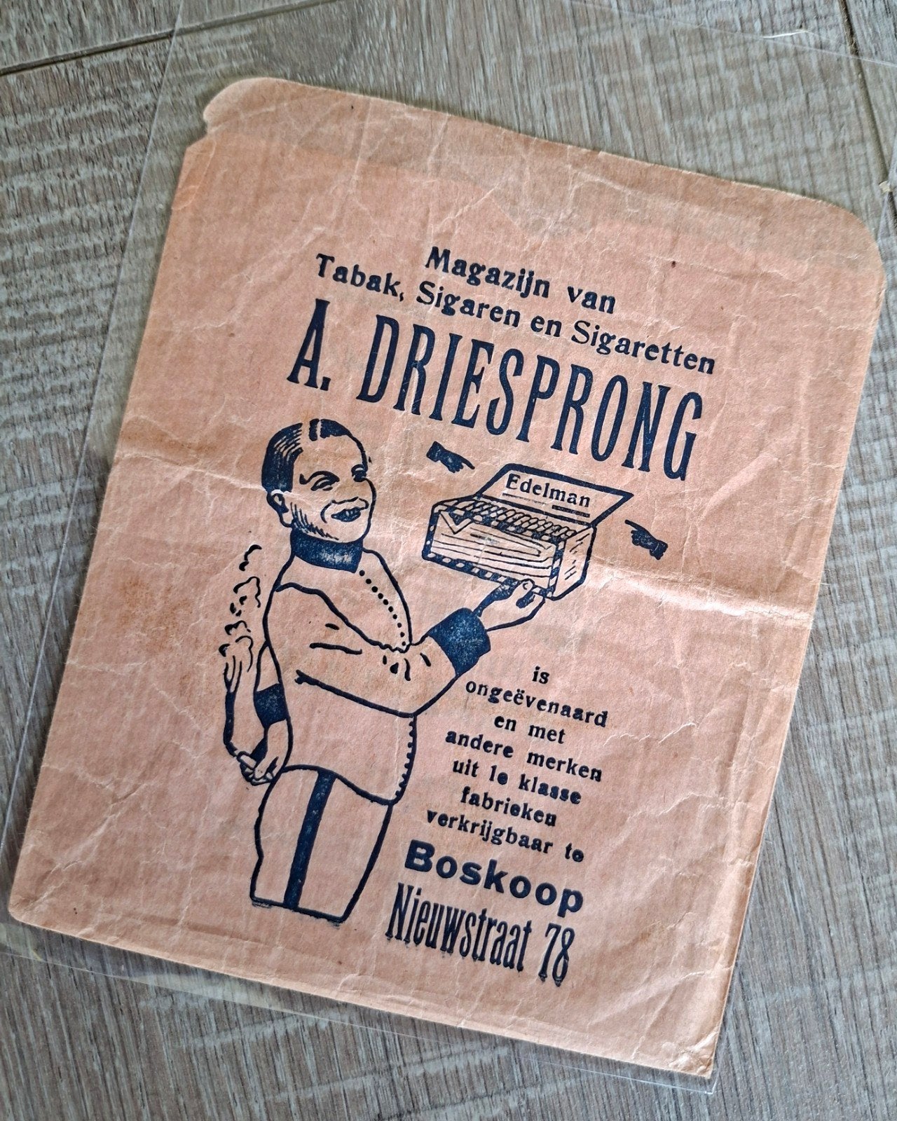 BOSKOOP Sigaren zakje       Reclame DOUWE EGBERTS, Verzamelen, Rookartikelen, Aanstekers en Luciferdoosjes, Zo goed als nieuw