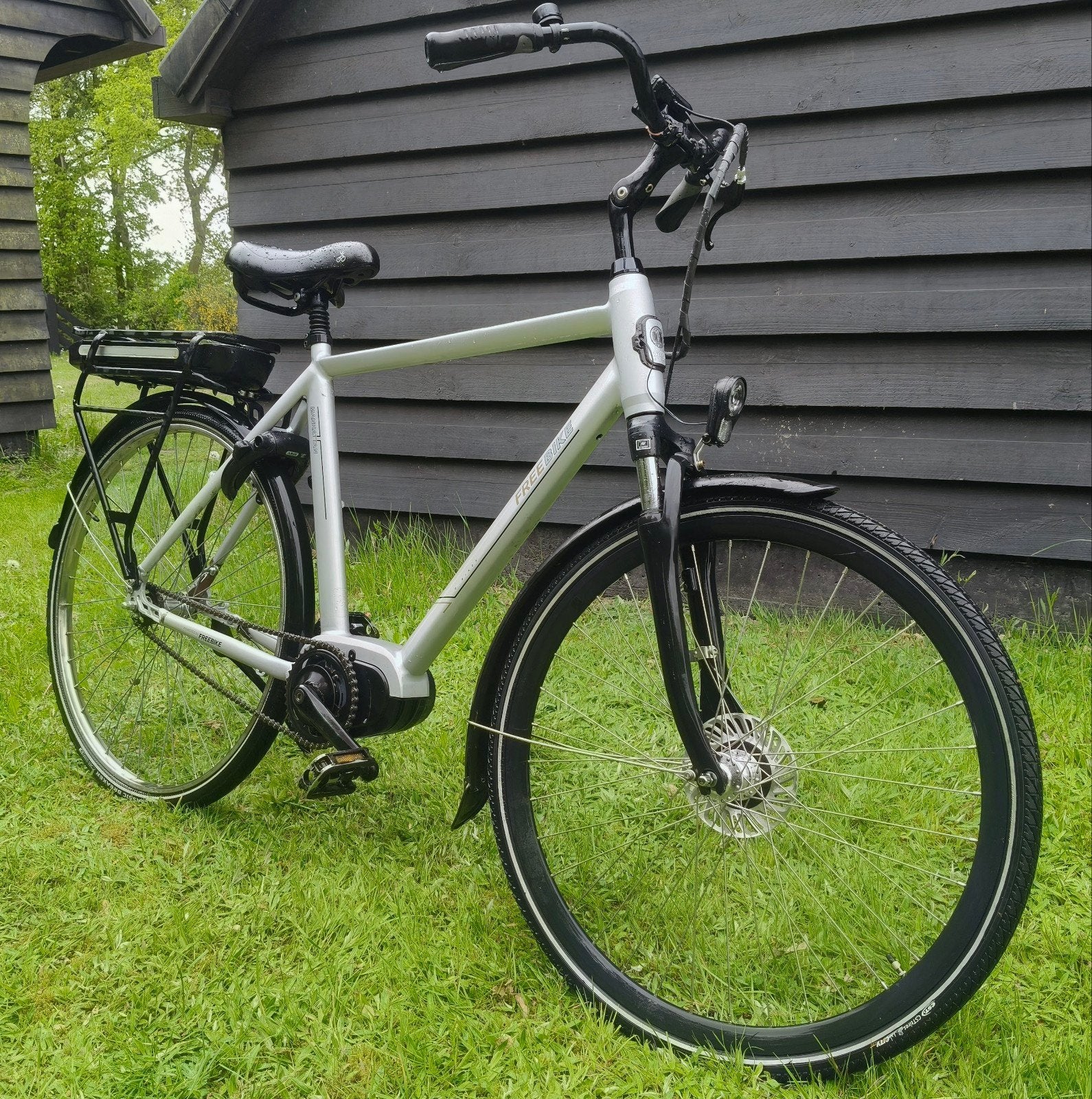 Een super nette Freebike Manhattan e bike - rij klaar, Fietsen en Brommers, Fietsonderdelen, Ophalen, Zo goed als nieuw, Freebike
