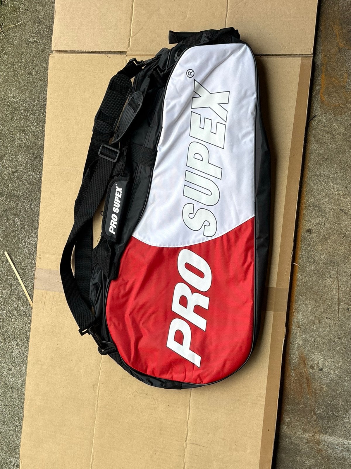 Pro Supex grote tennistas / rackettas rood-wit-zwart, Ophalen of Verzenden, Nieuw, Racket, Overige merken