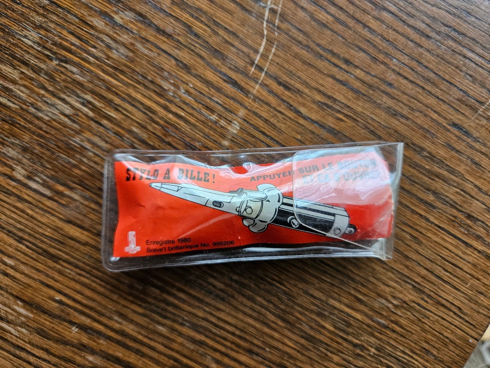 Vintage Balpen Sleutelhanger - Stiletto Design, Gebruikt, Balpen, Met doosje, Ophalen