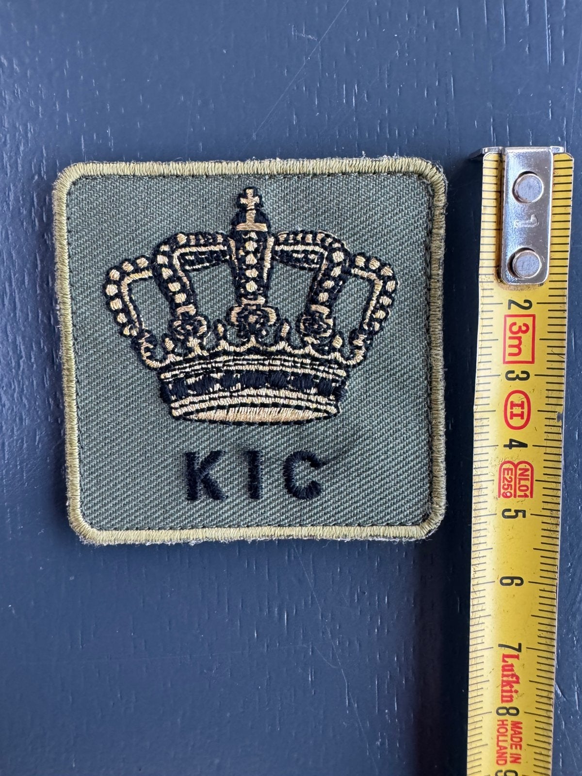 KLu RNLAF borstemleem KIC, Ophalen of Verzenden, Luchtmacht, Nederland, Embleem of Badge