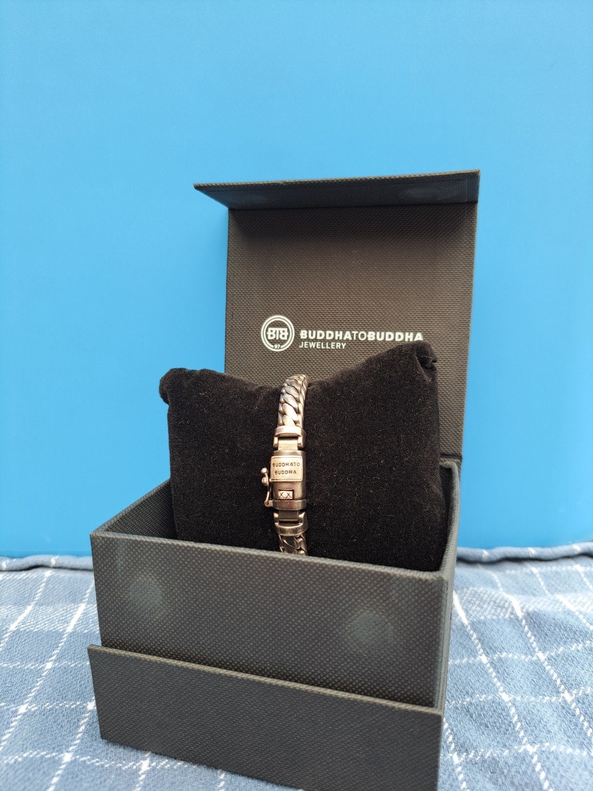 Buddha to Buddha Ben XS black rhodium zilver +GRATIS BTB TAS, Verzenden, Zo goed als nieuw, Zilver, Zilver