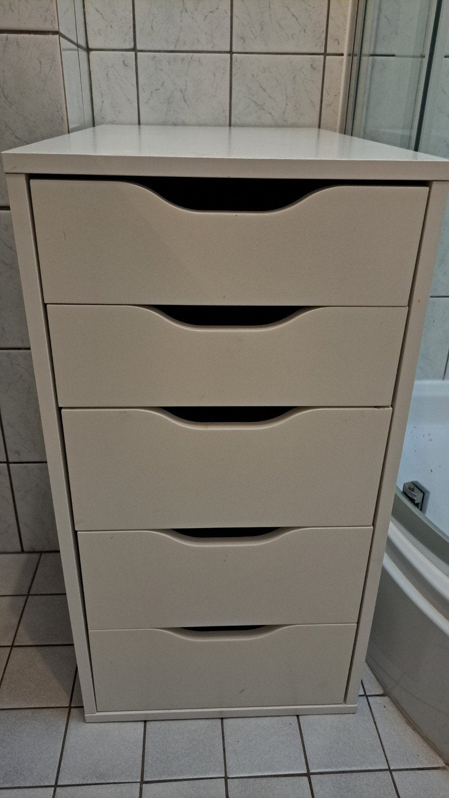 Witte Ikea ladeblok Alex, Overige materialen, Minder dan 50 cm, Gebruikt, Modern, functioneel