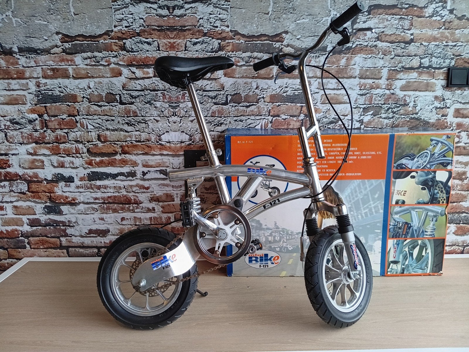 F-121 Mini-Bike - Compacte fiets, 14 tot 16 inch, Nieuw, Totaal opvouwbaar, Dames