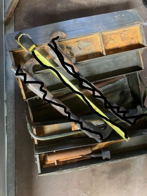 gereedschap YPR 765 in kist ex NL leger, Verzamelen, Ophalen of Verzenden, Landmacht, Nederland, Overige typen