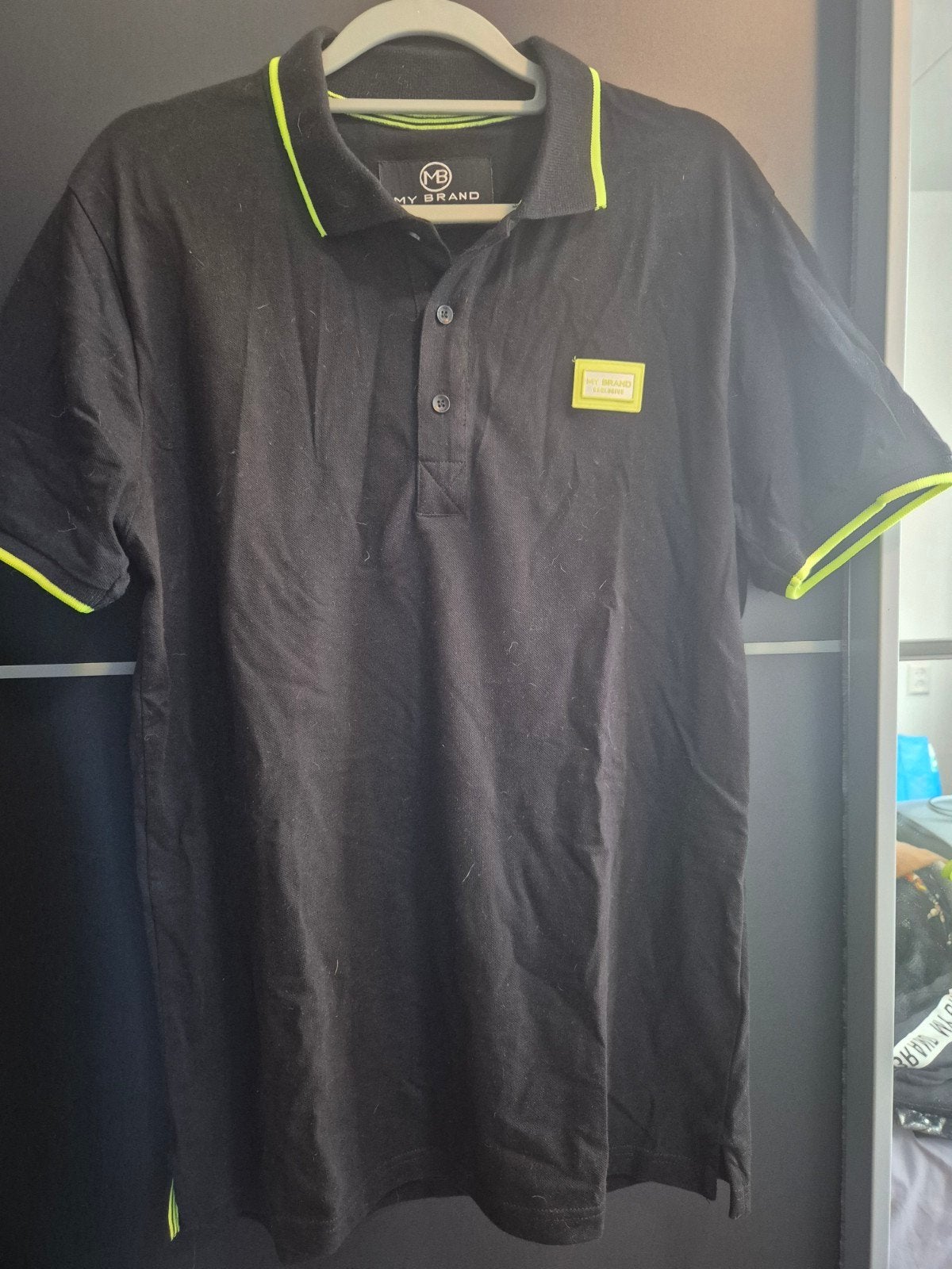 my brand polo,, Maat 52/54 (L), Zwart, Ophalen of Verzenden, Zo goed als nieuw