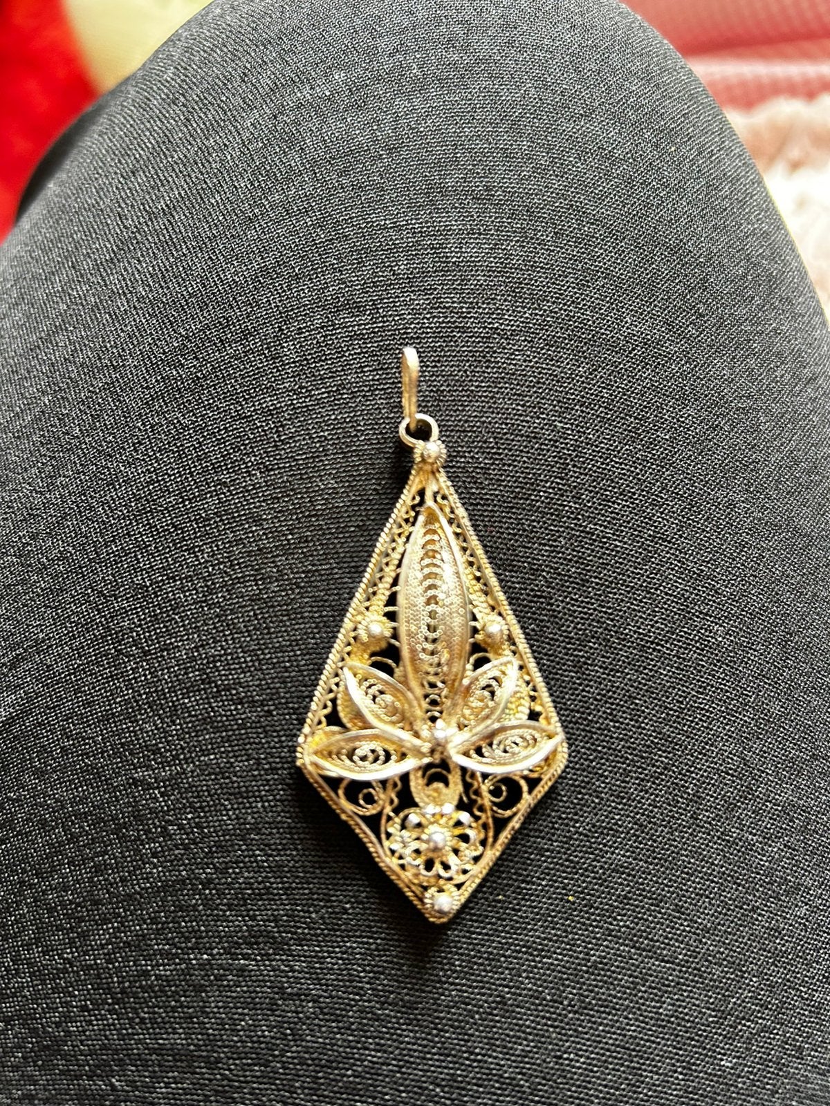 Mooie zilveren filigraan hanger, Ophalen of Verzenden, Zilver