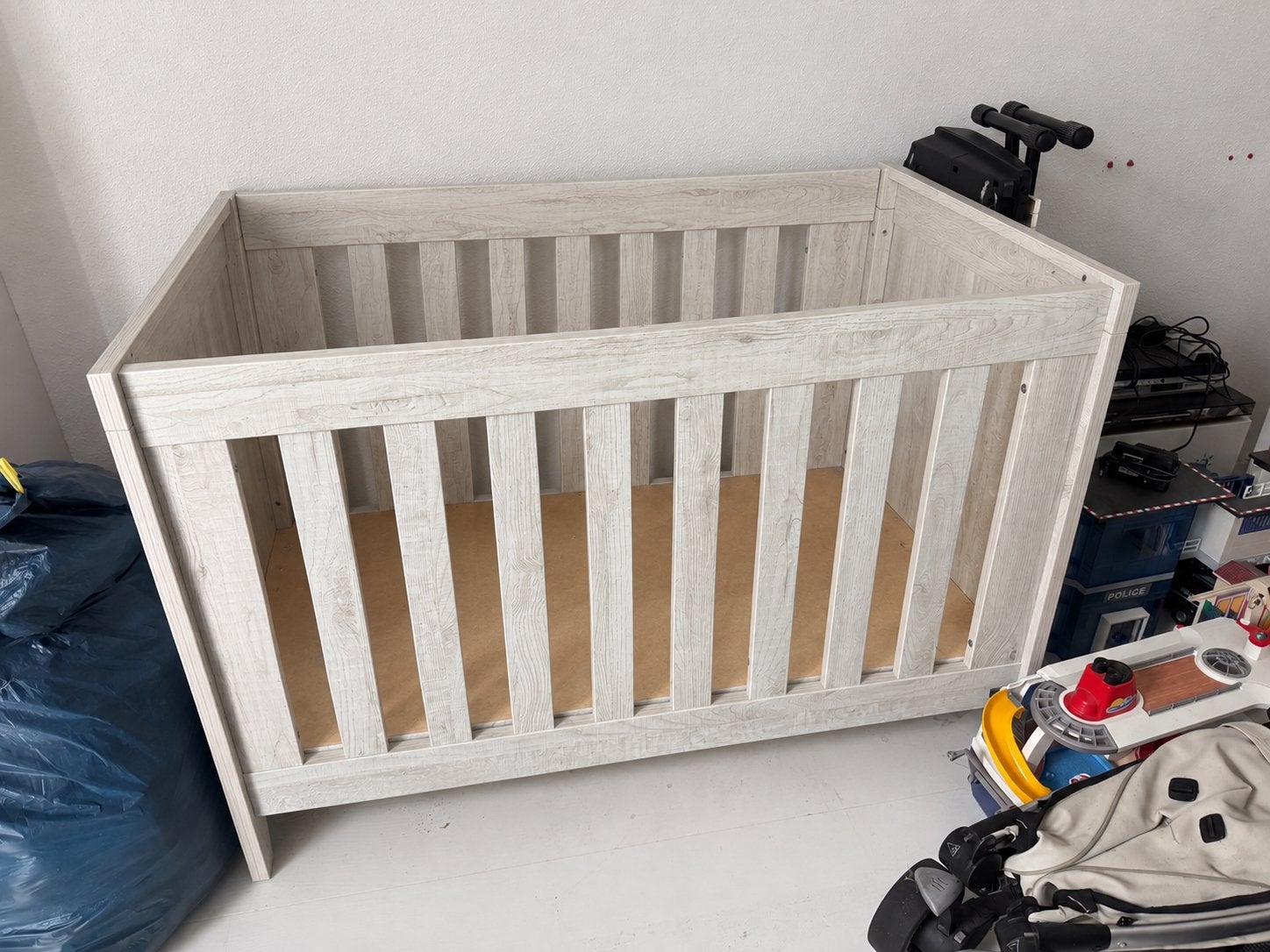 TWF Ledikant 60x120 en Commode Nice, Ophalen, Zo goed als nieuw, Ledikant