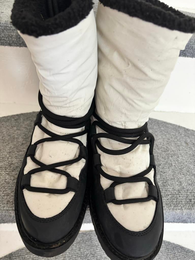 Calvin Klein Jeans Snowboots - Zwart/Wit, Ophalen, Zo goed als nieuw, Zwart, Snowboots