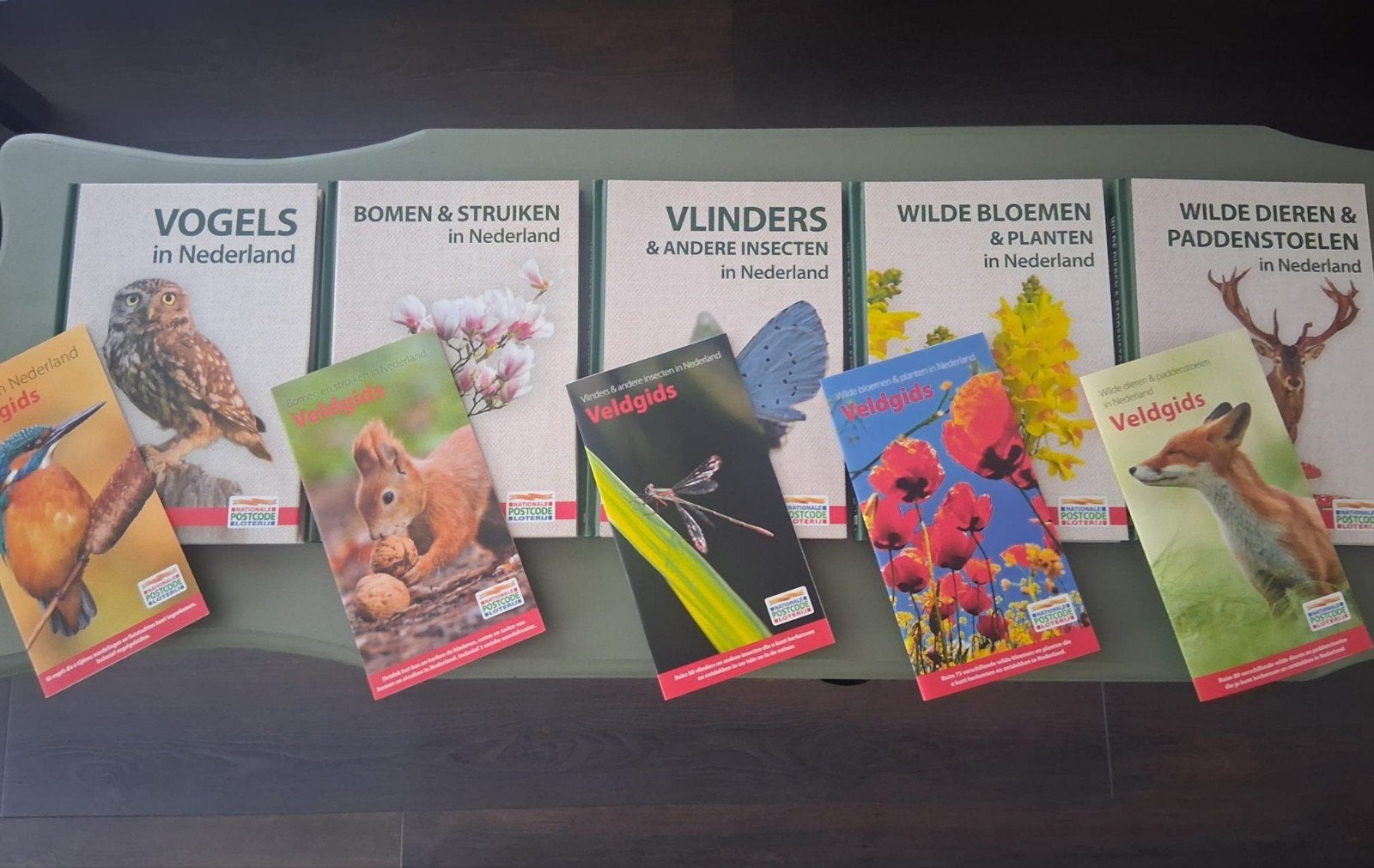Complete set Postcode Loterij Natuurboeken, Ophalen of Verzenden, Nieuw, Natuur algemeen