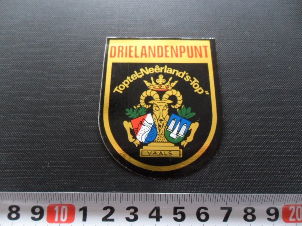 sticker DRIELANDENPUNT VAALS Toptel Neerland's Top  Folie, Ophalen of Verzenden, Zo goed als nieuw
