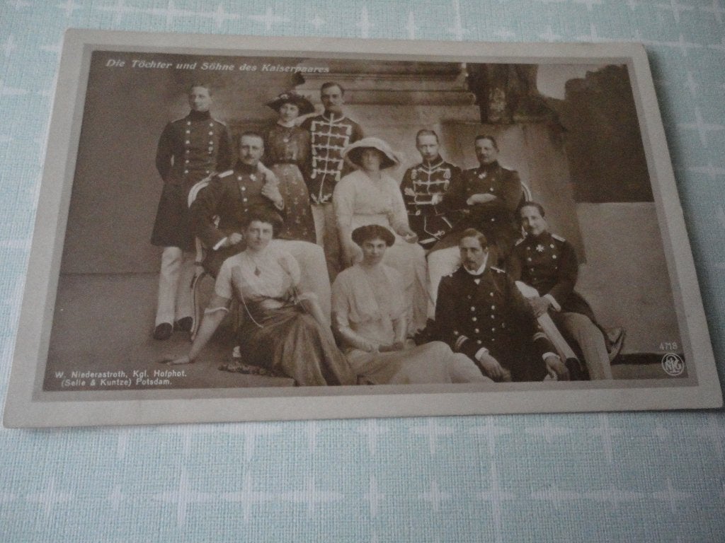 Duitse ansichtkaart, keizer Wilhelm II en keizerin Viktoria, Verzenden, Voor 1920, Ongelopen, Duitsland