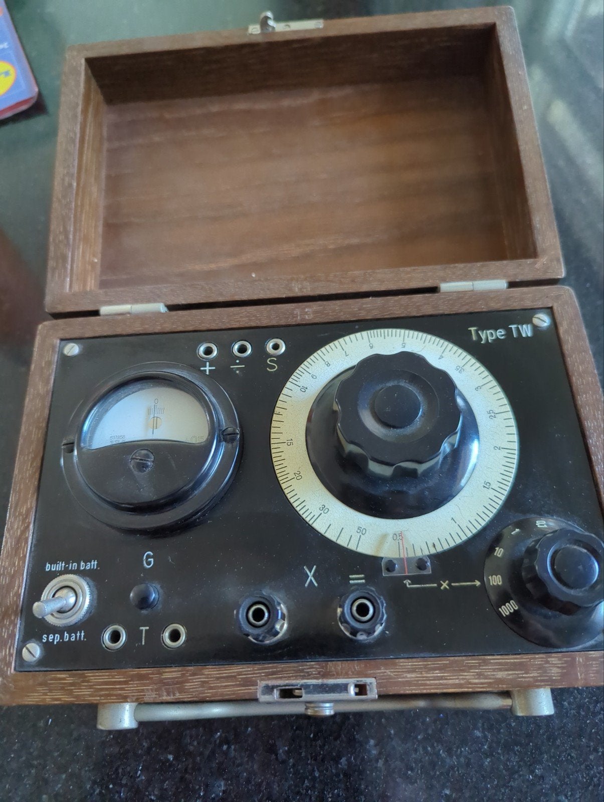 Vintage Albert van der Perk N.V. Rotterdam meetinstrument, Ophalen of Verzenden