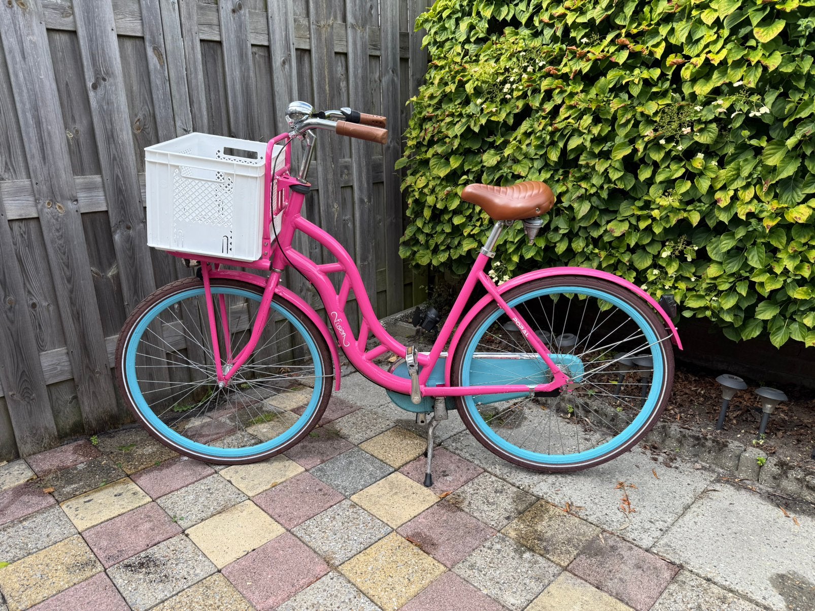 Popal roze oma transportfiets | framemaat 53cm, Fietsen en Brommers, Fietsen | Dames | Omafietsen, Ophalen, Terugtraprem, Versnellingen