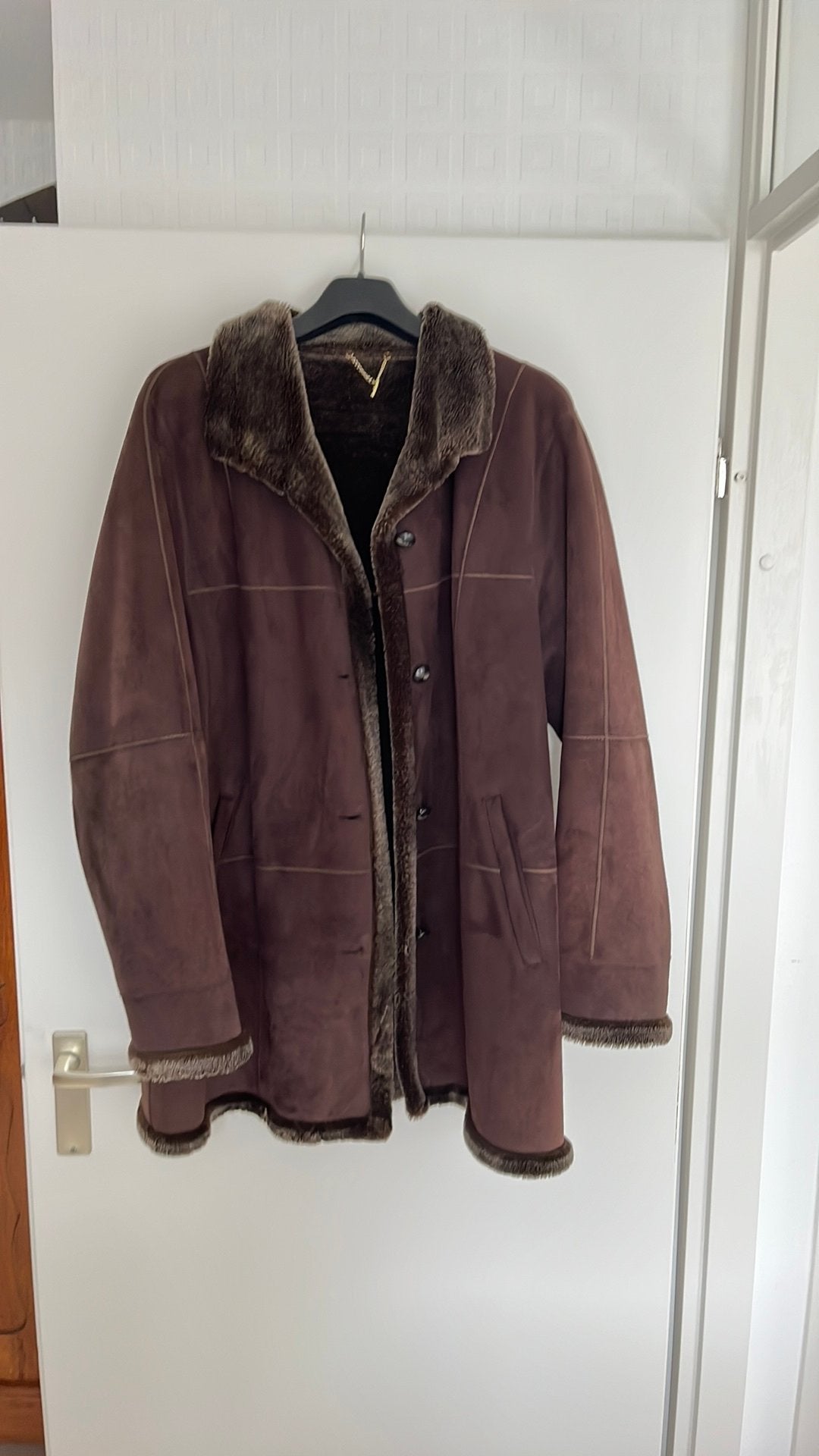 Winterjas, Ophalen of Verzenden, Gedragen, Maat 48/50 (M), Bruin