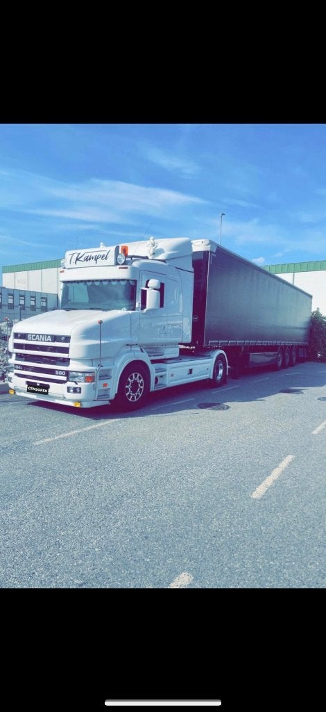 Scania T164 580, Auto's, Scania, Wit, Leder, Particulier