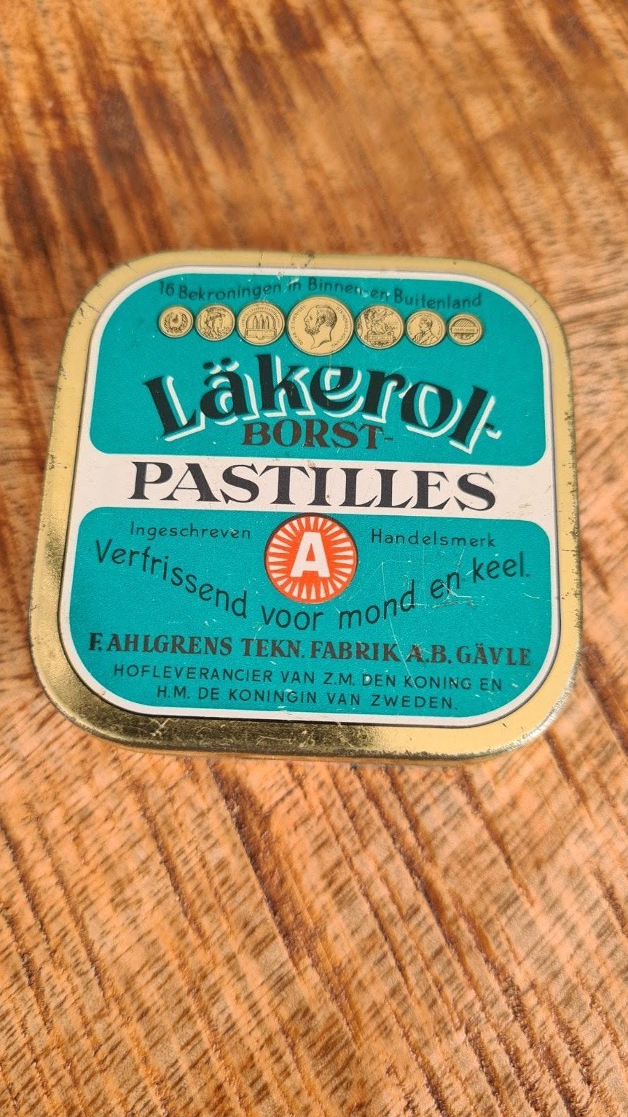 Blikje Läkerol vintage, Ophalen of Verzenden, Overige typen