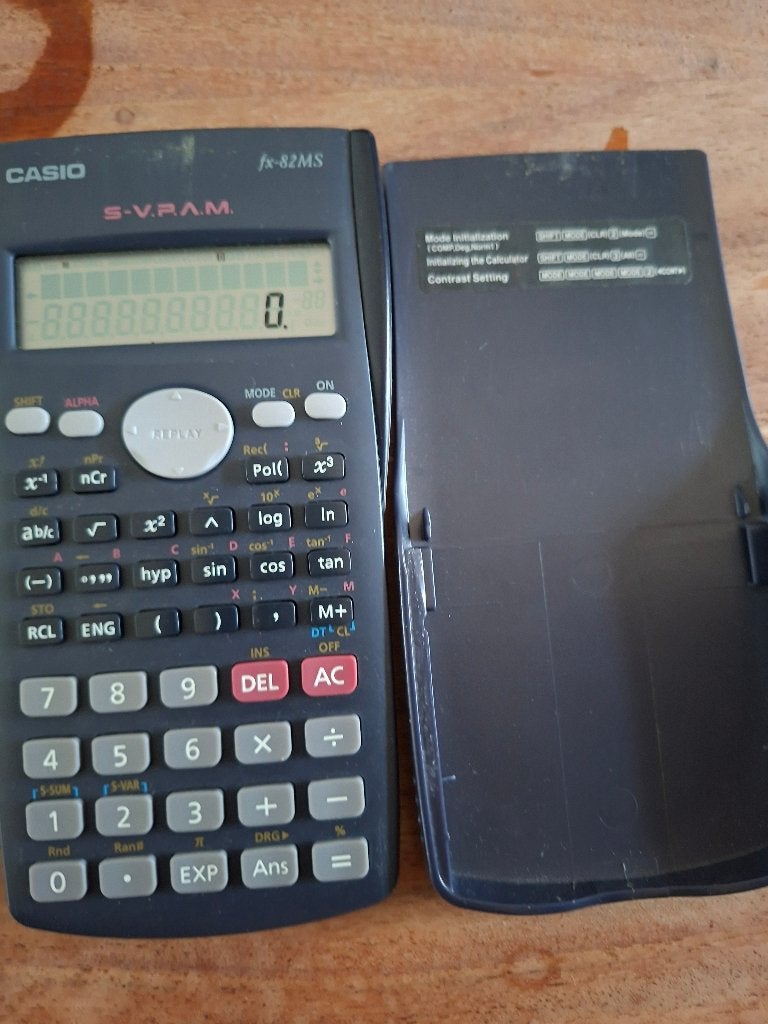 Casio fx-82MS-2, Ophalen of Verzenden, Gebruikt